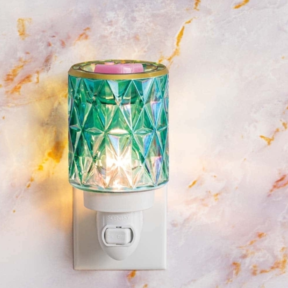 Scentsy Iridescent Teal Plug-In Warmer Nightlight